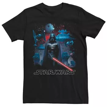 Мужская футболка «Звездные войны: возвращение батальона» Star Wars, черный