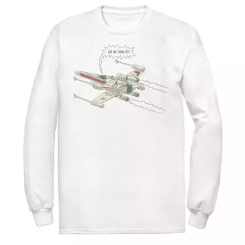Мужская футболка «Звездные войны X-Wing Are We Are Ever There» Licensed Character