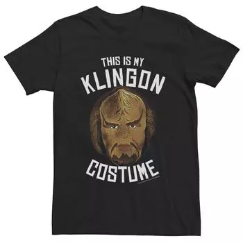 Мужская футболка «Звездный путь This Is My Klingon» Licensed Character
