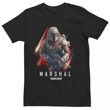 Мужская футболка «Звёздные войны: Мандалорец, Маршал в действии» Licensed Character