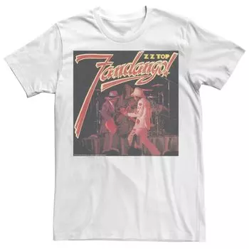 Мужская футболка ZZ Top Fandango с рисунком и потертым плакатом Licensed Character