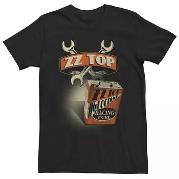Мужская футболка ZZ Top High Octane Oil Can с обложкой альбома Licensed Character