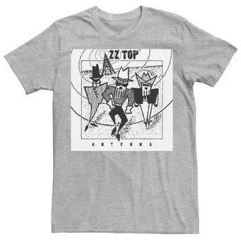 Мужская футболка ZZ Top с абстрактным эскизом и обложкой альбома с графическим рисунком Licensed Character