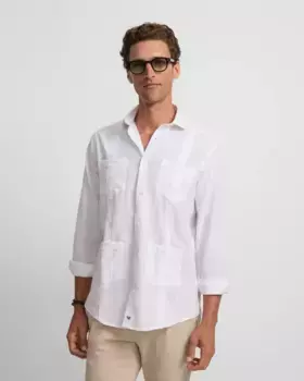 Мужская гавайская рубашка Sport Soft Silbon, белый