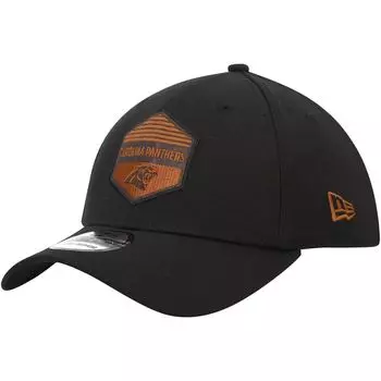 Мужская гибкая кепка New Era Black Carolina Panthers Gulch 39THIRTY