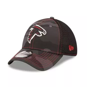 Мужская гибкая кепка New Era Camo/Black с логотипом Atlanta Falcons Neo 39THIRTY