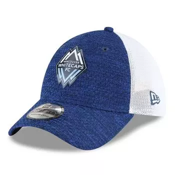 Мужская гибкая кепка New Era Deep Sea Blue Vancouver Whitecaps FC Kick-Off 39THIRTY