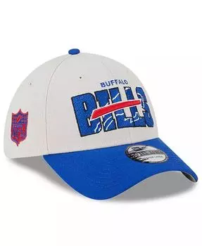 Мужская гибкая кепка Stone, Royal Buffalo Bills 2023 NFL Draft 39THIRTY New Era, синий