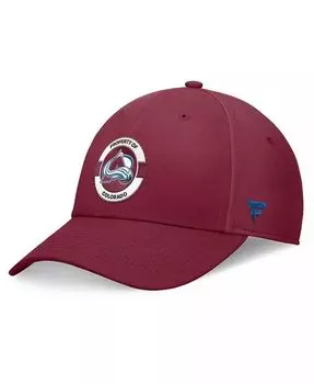 Мужская гибкая шапка Colorado Avalanche Authentic Pro Training Camp бордового цвета Fanatics, красный
