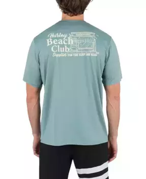 Мужская гибридная футболка с коротким рукавом Hurley, зеленый