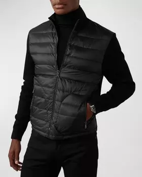 Мужская гибридная куртка с молнией во всю длину Ralph Lauren Purple Label