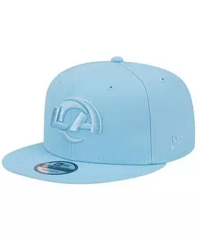 Мужская голубая бейсболка Los Angeles Rams Color Pack Brights 9FIFTY Snapback New Era