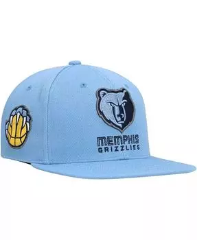 Мужская голубая кепка Memphis Grizzlies Side Core 2.0 Snapback Mitchell & Ness, синий