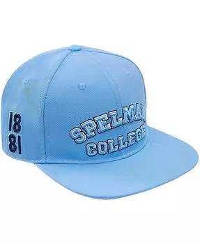 Мужская голубая кепка Spelman College Jaguar Evergreen Spelman College Snapback Pro Standard
