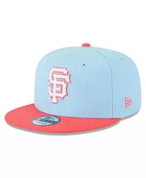 Мужская голубая, красная базовая двухцветная кепка San Francisco Giants Spring 9FIFTY Snapback New Era, синий