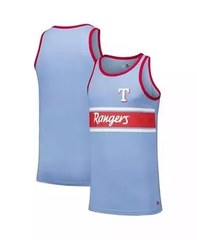 Мужская голубая майка Ringer из джерси Texas Rangers New Era, синий