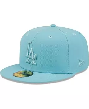 Мужская голубая приталенная шляпа Los Angeles Dodgers Color Pack 59FIFTY New Era
