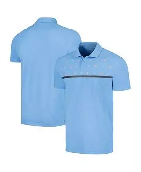 Мужская голубая рубашка-поло реглан Chicago Cubs Sector Batter Up LevelWear, синий