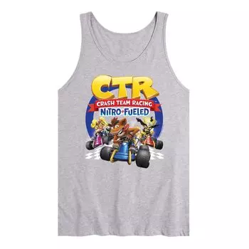 Мужская гоночная майка Crash Bandicoot Licensed Character