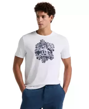 Мужская графическая футболка Monstera Pete в облегающем крое Original Penguin, белый