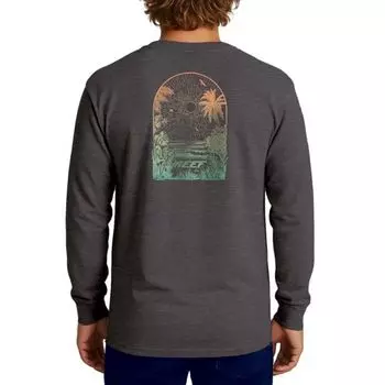 Мужская графическая футболка с длинным рукавом Banks Reef, серый