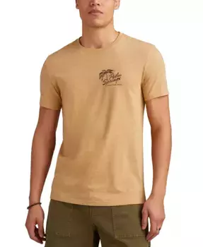 Мужская графическая футболка с коротким рукавом Palm Springs Venom Elixor Lucky Brand, коричневый