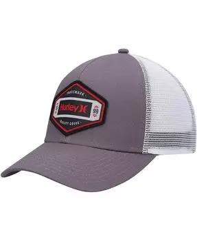 Мужская графитовая кепка Brighton Snapback Trucker Hurley