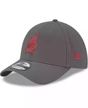 Мужская графитовая кепка Tampa Bay Buccaneers Ship Storm 39THIRTY Flex New Era, серый