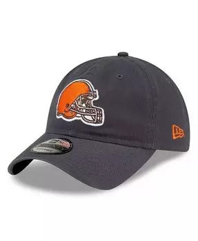 Мужская графитовая регулируемая кепка Cleveland Browns Core Classic Graph 9TWENTY New Era, серый