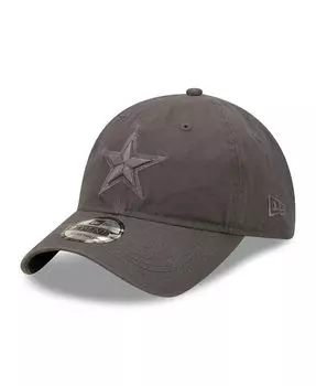 Мужская графитовая регулируемая шляпа Dallas Cowboys Core Classic 2.0 в тон 9TWENTY New Era