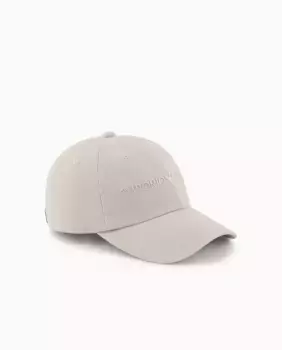 Мужская хлопчатобумажная бейсболка с логотипом Emporio Armani, бежевый