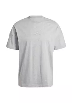 Мужская хлопковая футболка All Szn Adidas, цвет Mgreyh