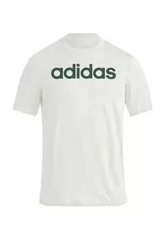 Мужская хлопковая футболка Essentials Adidas, цвет Lingrn