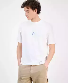 Мужская хлопковая футболка Napoka с логотипом Hugo Boss, белый