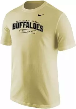 Мужская хлопковая футболка Nike Colorado Buffaloes Gold Core