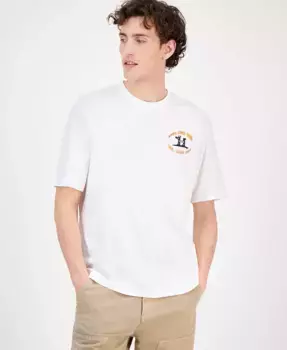 Мужская хлопковая футболка Nodiwop с логотипом Hugo Boss, белый