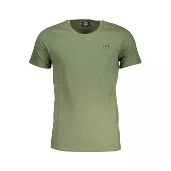 Мужская хлопковая футболка Норвегия 1963 года Norway 1963, зеленый