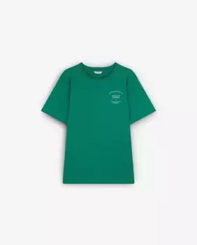 Мужская хлопковая футболка прямого кроя Scalpers, зеленый