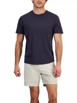 Мужская хлопковая футболка с коротким рукавом Sun + Stone, цвет Navy Suit