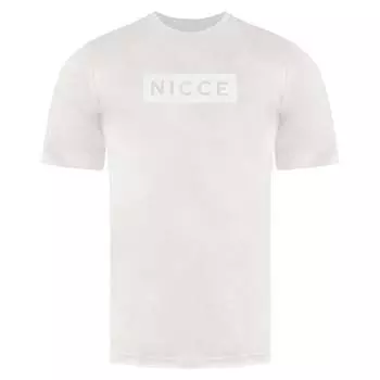 Мужская хлопковая футболка с короткими рукавами и круглым вырезом 0211 k002 0741 Nicce, бежевый