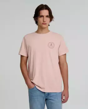 Мужская хлопковая футболка с короткими рукавами Scalpers, пурпурный