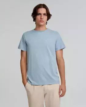 Мужская хлопковая футболка с короткими рукавами Scalpers, синий