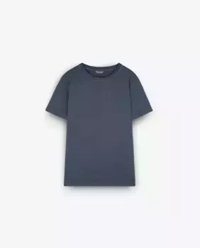 Мужская хлопковая футболка с короткими рукавами Scalpers, тёмно-синий