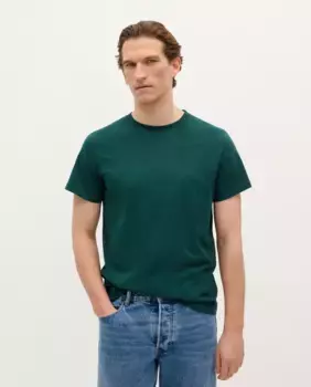 Мужская хлопковая футболка с короткими рукавами Scalpers, темно-зеленый