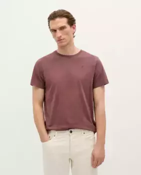 Мужская хлопковая футболка с короткими рукавами Scalpers, пурпурный