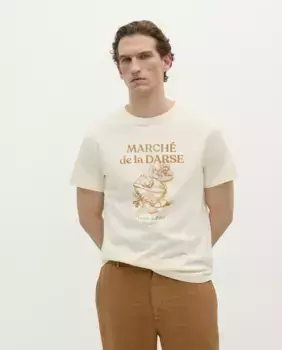 Мужская хлопковая футболка с короткими рукавами Scalpers, белый