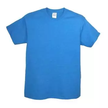 Мужская хлопковая футболка с круглым вырезом Gildan, цвет antique royal