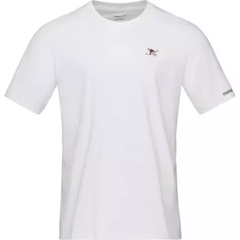 Мужская хлопковая футболка с вышивкой /29 Activity Norrona, белый