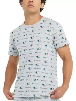 Мужская хлопковая футболка стандартного кроя Champion, цвет big c little