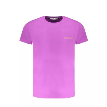 Мужская хлопковая футболка Trussardi, фиолетовый
